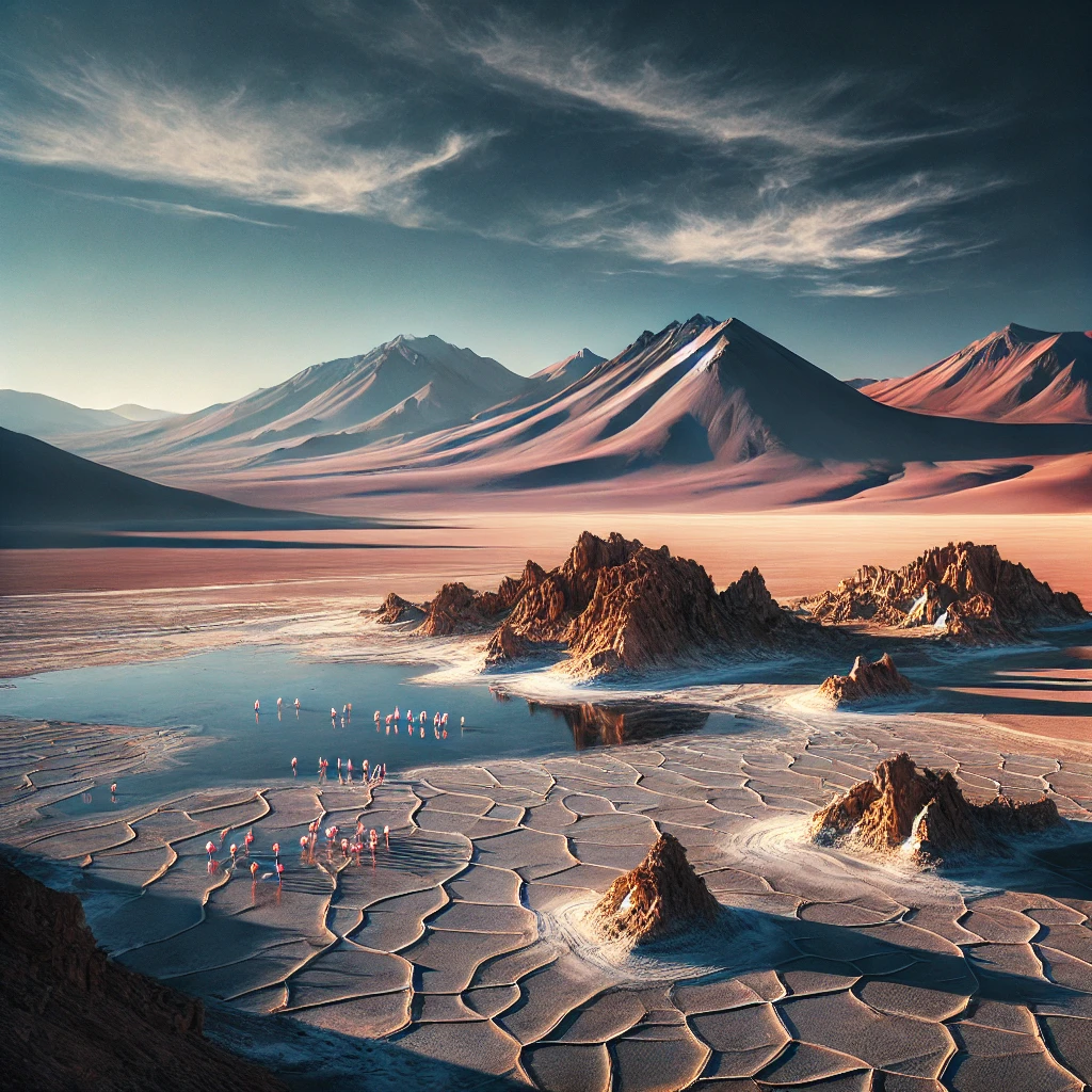 surreal landscape of the Atacama Desert